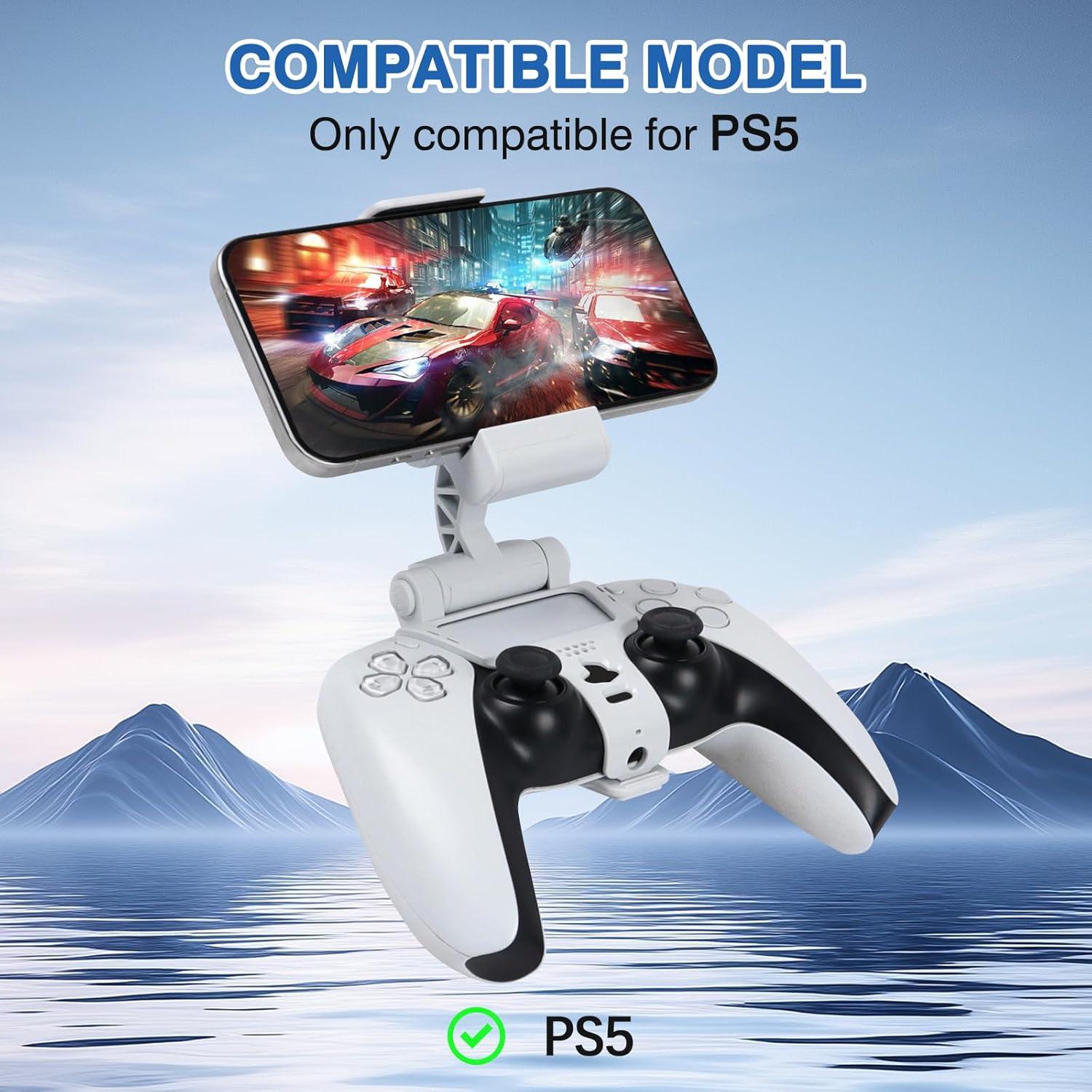 Soporte para Teléfono EasEasy para Controlador PS5 - Negro