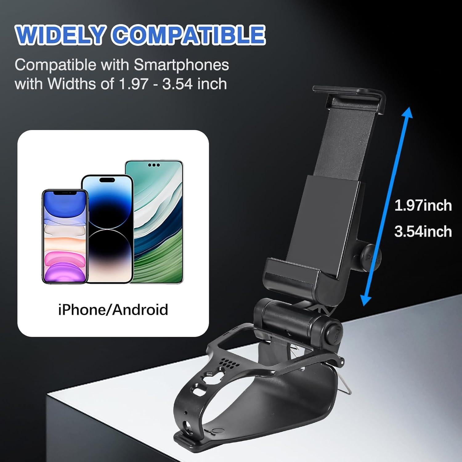 Soporte para Teléfono EasEasy para Controlador PS5 - Negro