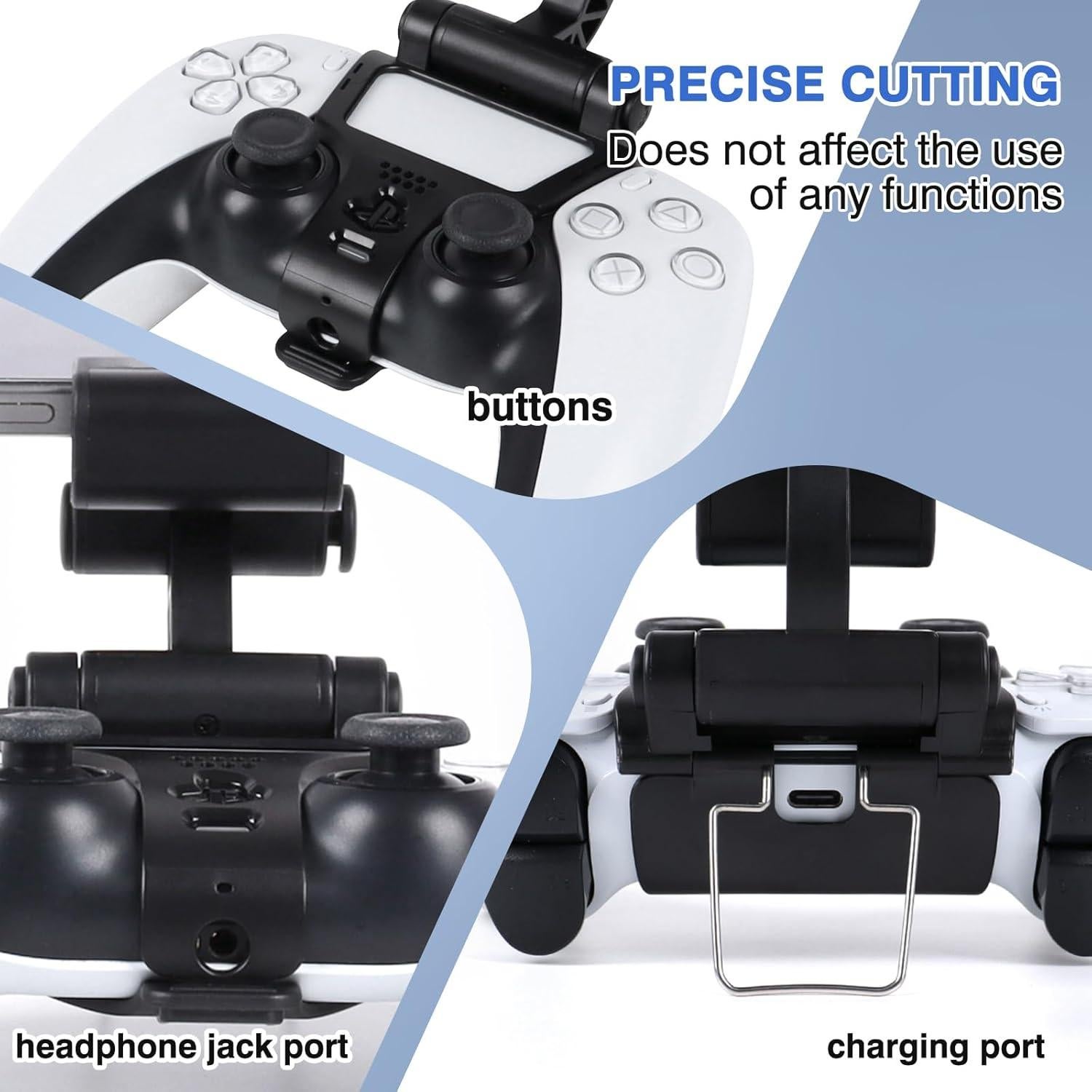 Soporte para Teléfono EasEasy para Controlador PS5 - Negro