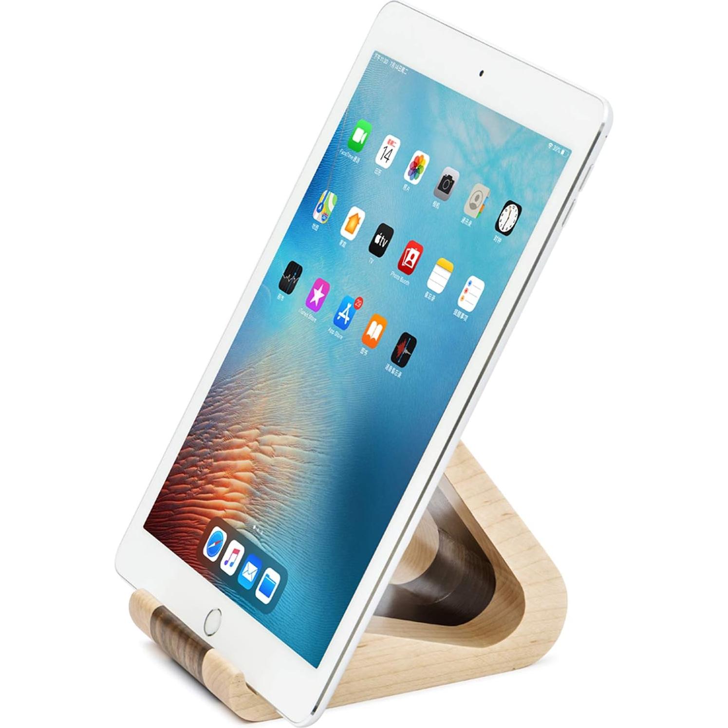 Soporte para Tablet de Madera MTWhirldy Universal 6-13"