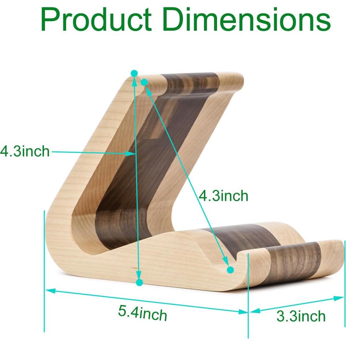 Soporte para Tablet de Madera MTWhirldy Universal 6-13"