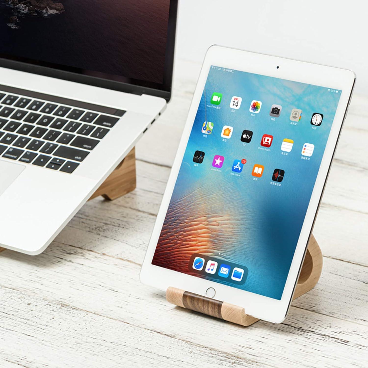 Soporte para Tablet de Madera MTWhirldy Universal 6-13"