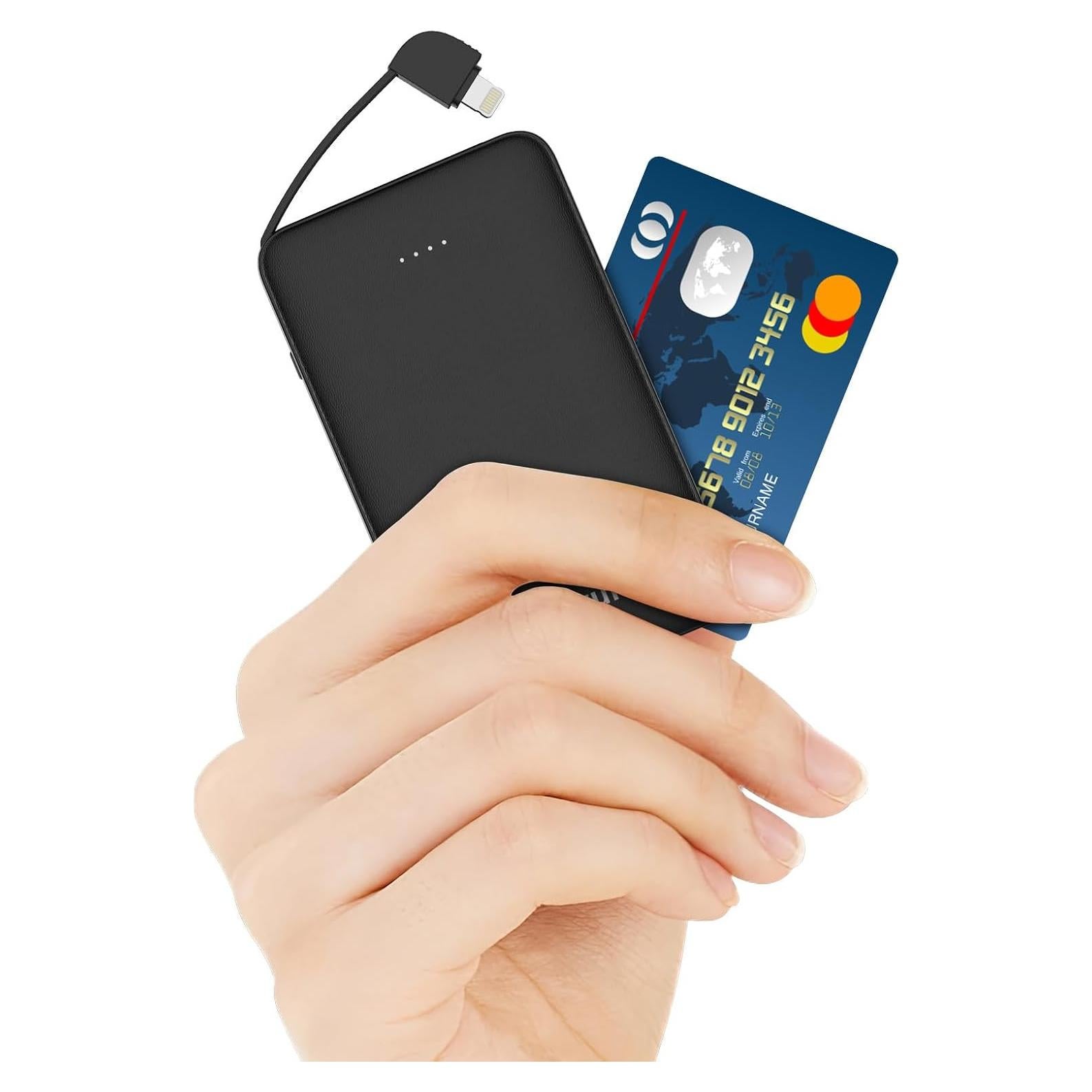 Banco de Poder Sethruki 6000mAh Carga Rápida 20W Negro