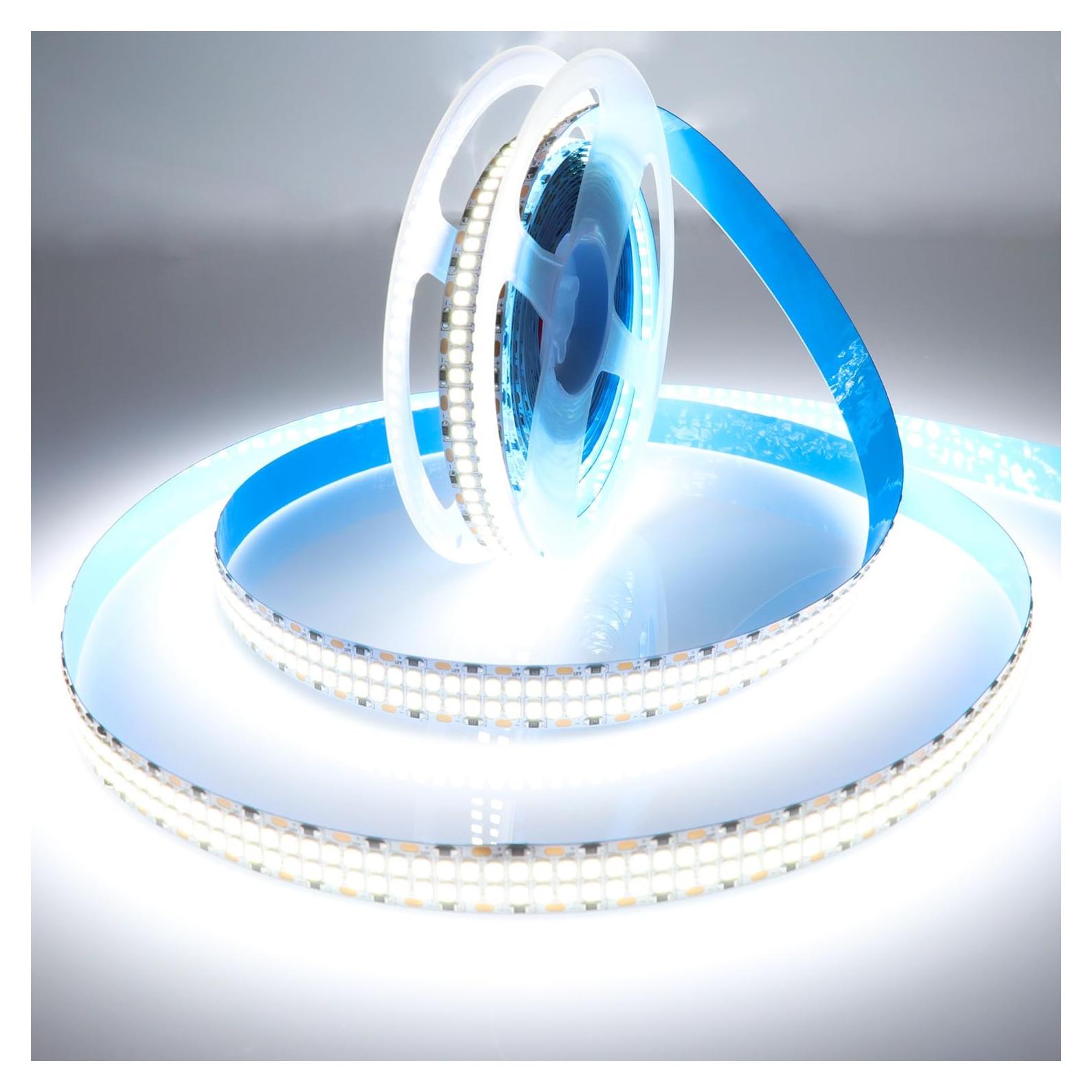 Tira LED 5m Frío Blanco 6500K SMD 2835 2400 LEDs DC 12V