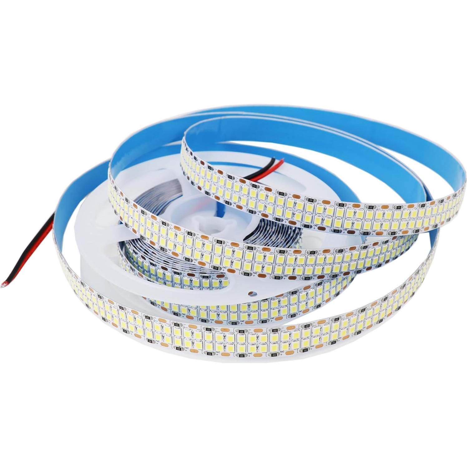 Tira LED flexible blanca fría 6500K 5M 2400 LEDs DC 24V LEDENET