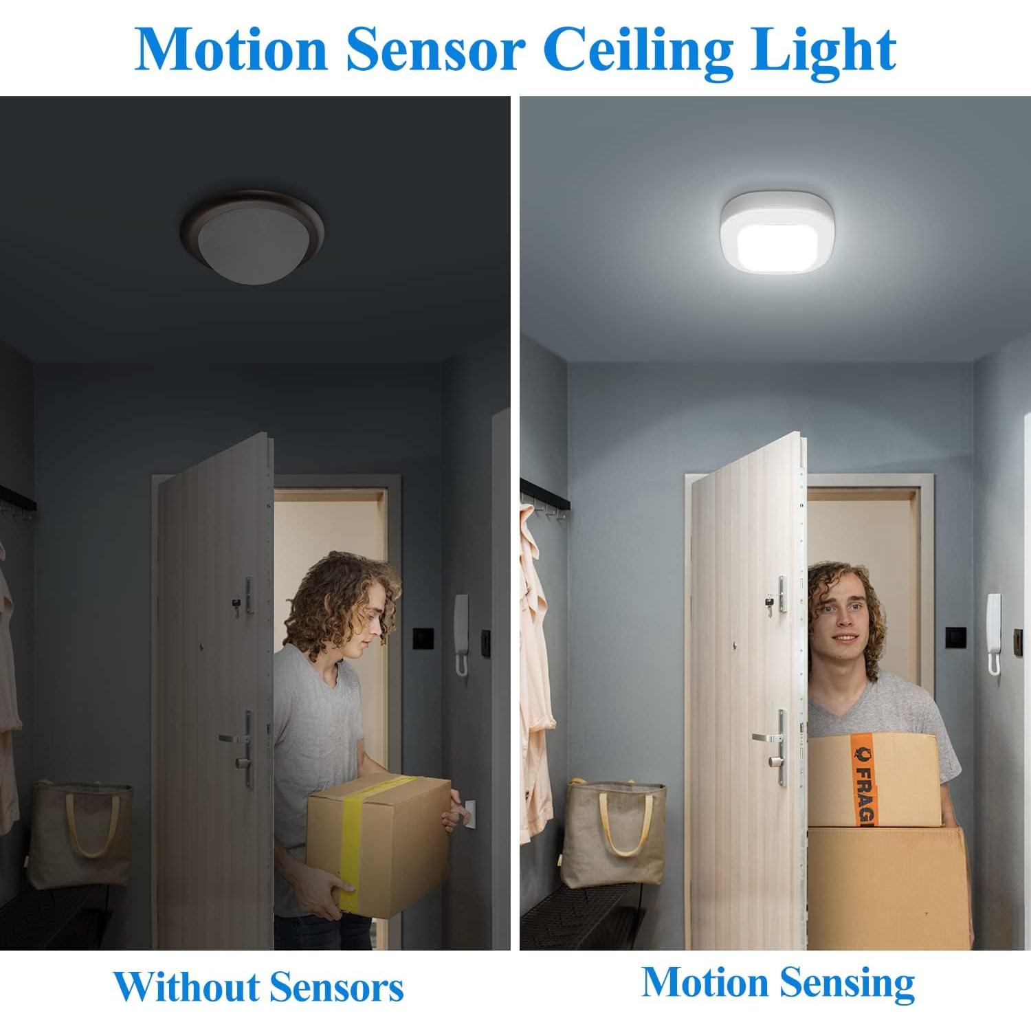 Luz LED de Techo con Sensor de Movimiento Whitepoplar 300LM