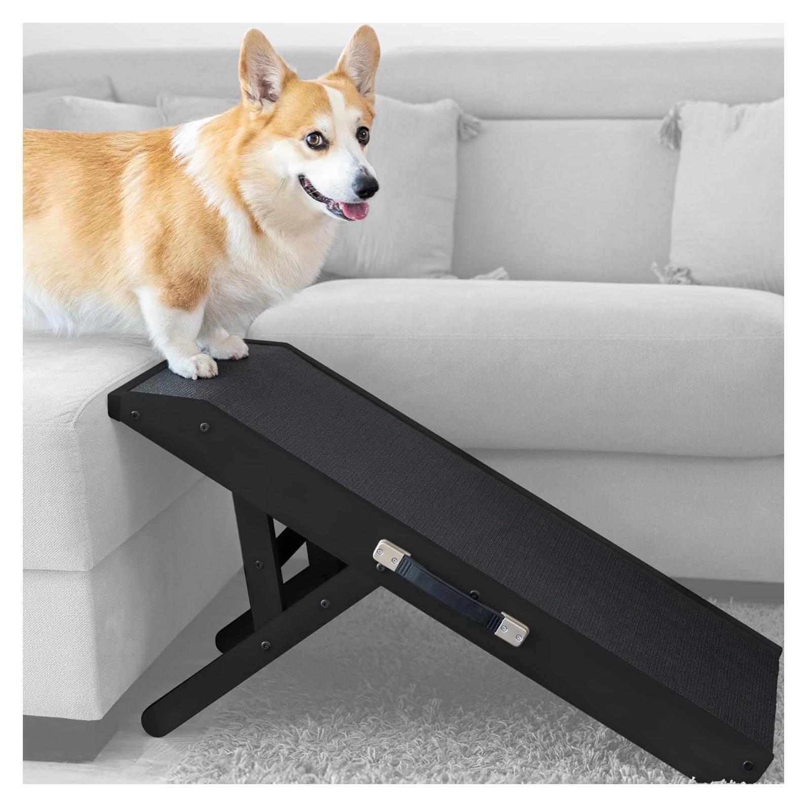 Rampa para perros PRIORPET - Antideslizante, 90kg, 5 colores