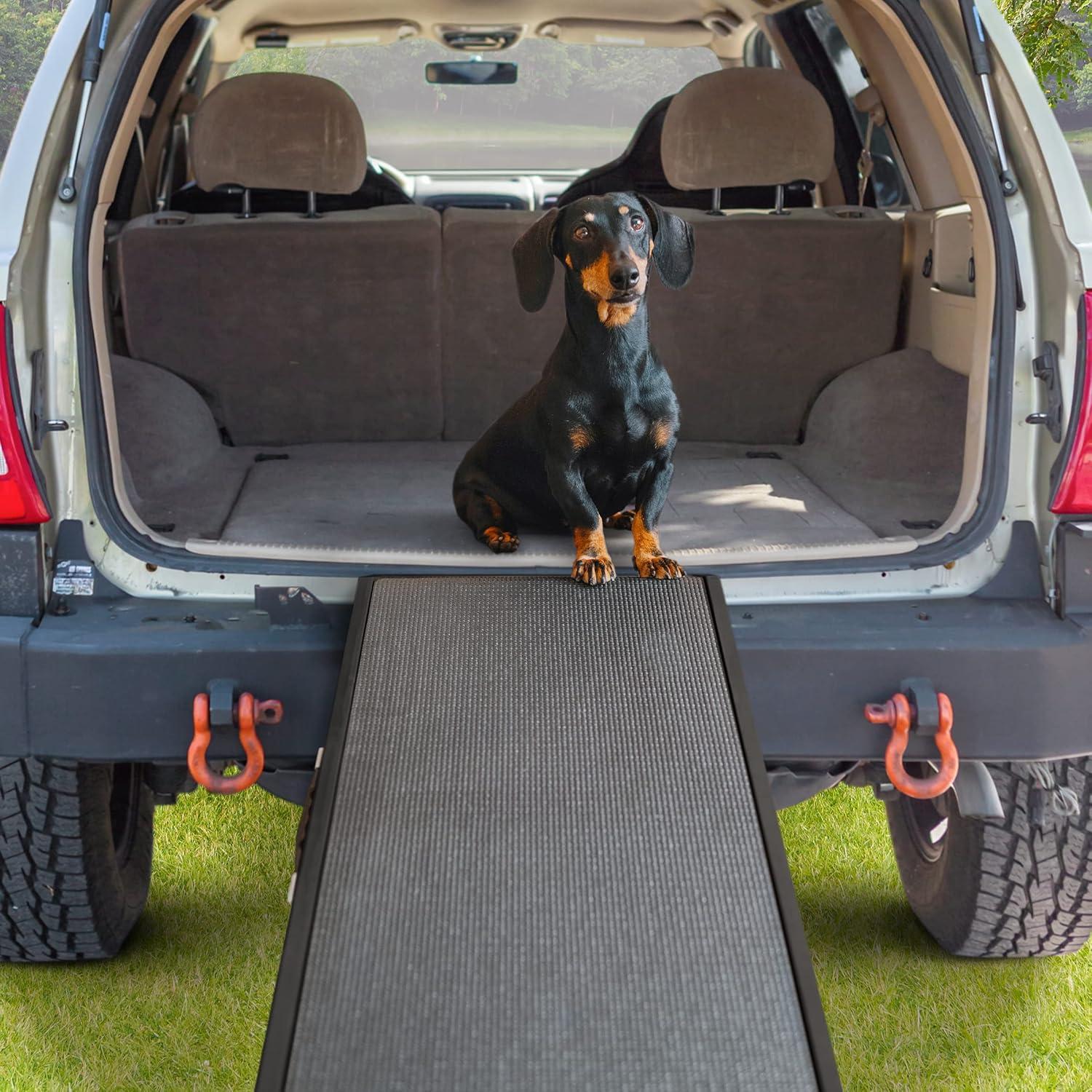 Rampa para perros PRIORPET - Antideslizante, 90kg, 5 colores