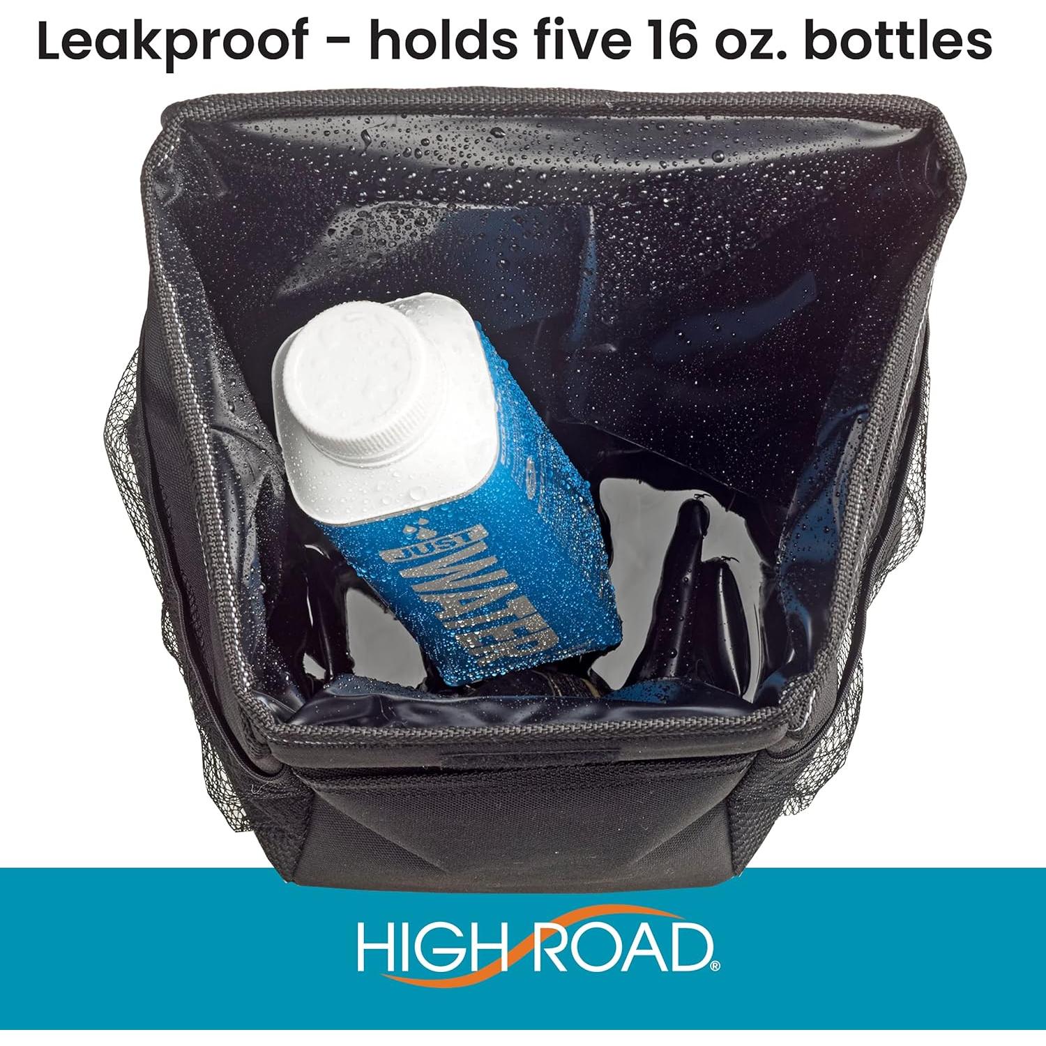 Basurero de Coche StashAway High Road Negro con Tapa de Goma