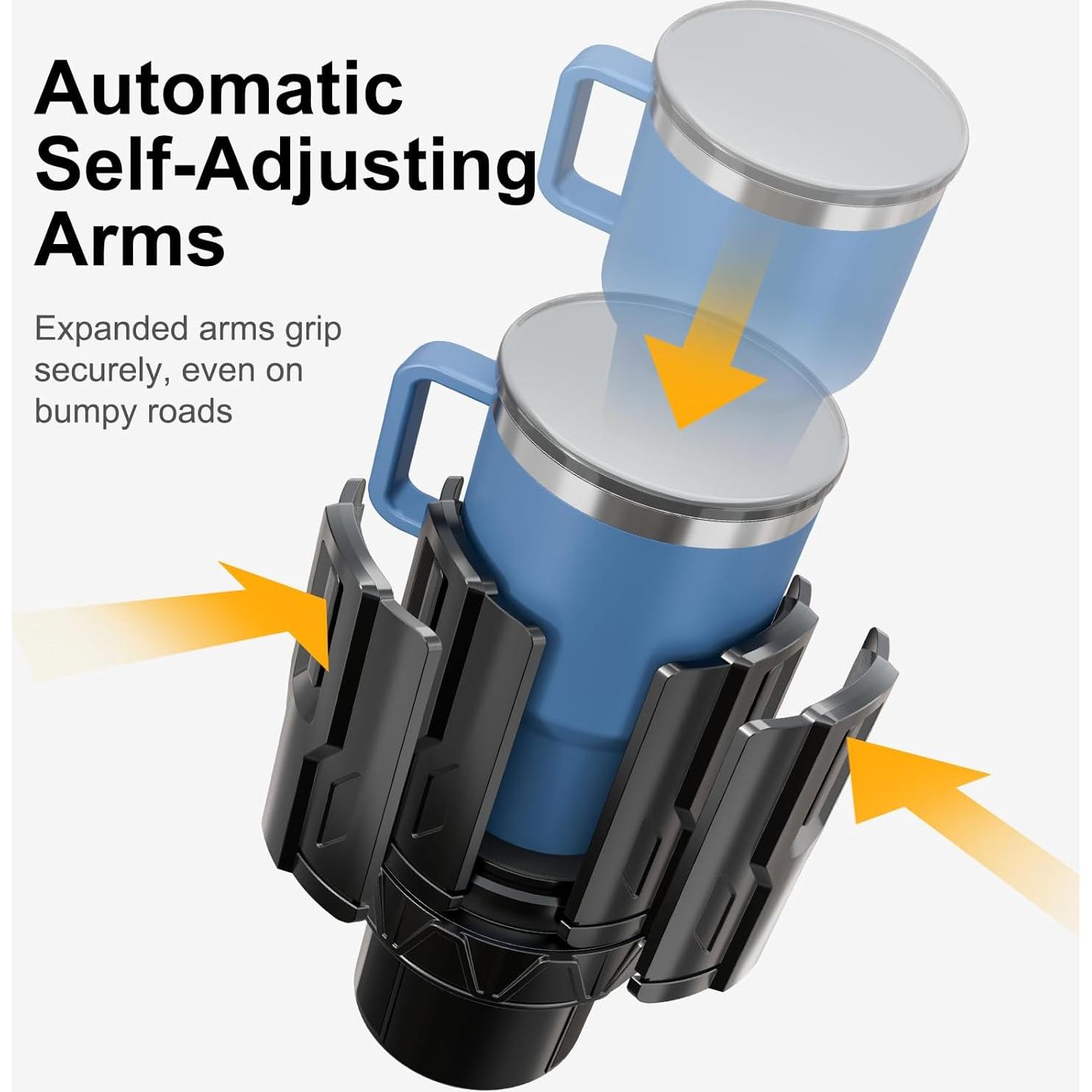 Expansor de Soporte para Tazas de Auto FLLIK CH07-A Ajustable