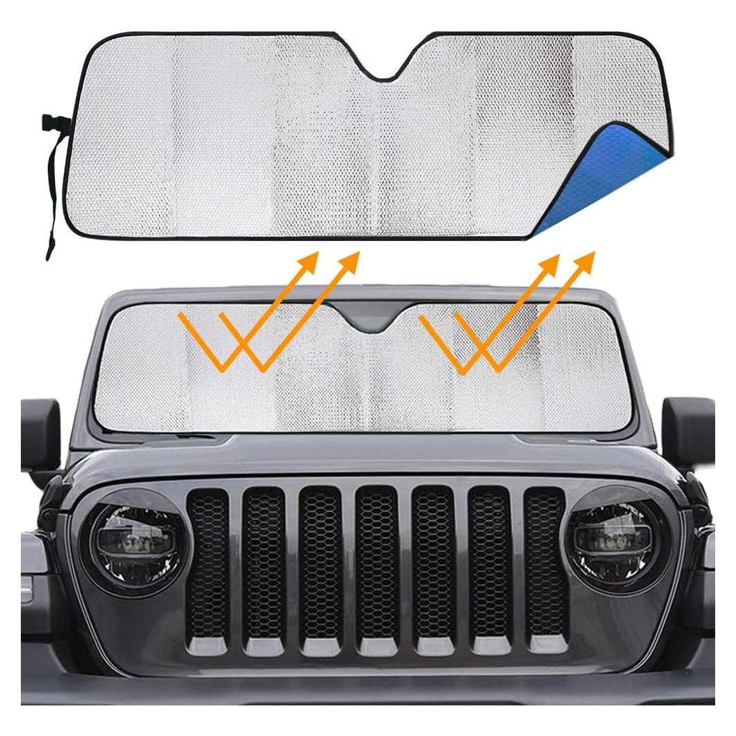 Protector Solar Parabrisas Big Hippo Jeep Wrangler 2007-2024
