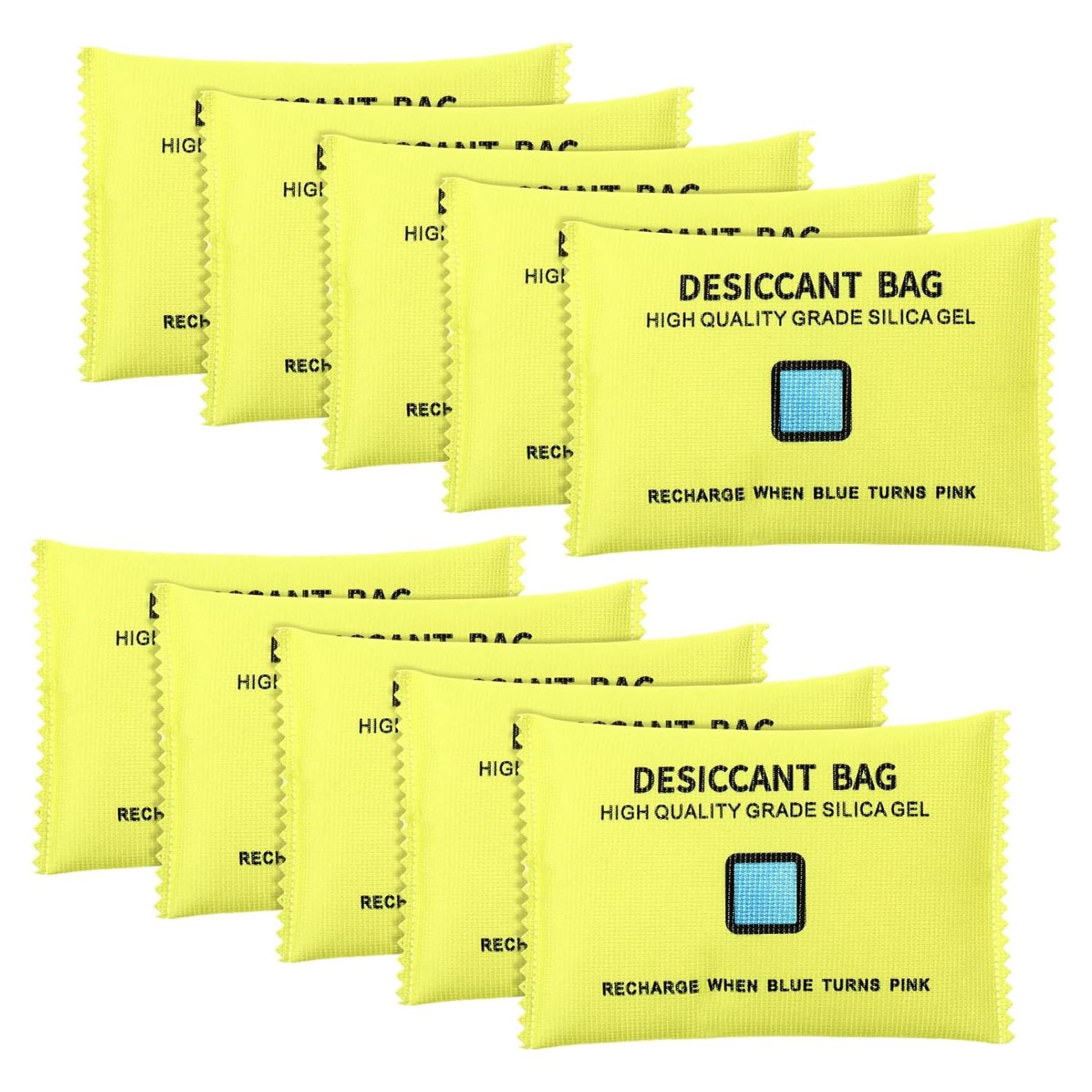 10 Paquetes Gel de Silicona Deshidratante 100g Threlaco