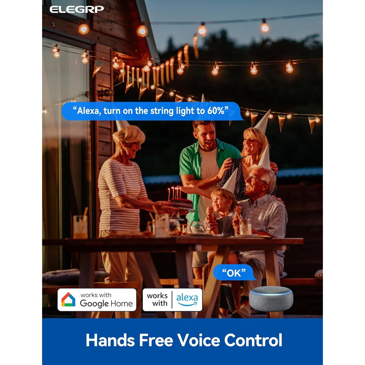 Enchufe Regulador Inteligente ELEGRP PQR11 IP66 para Exterior