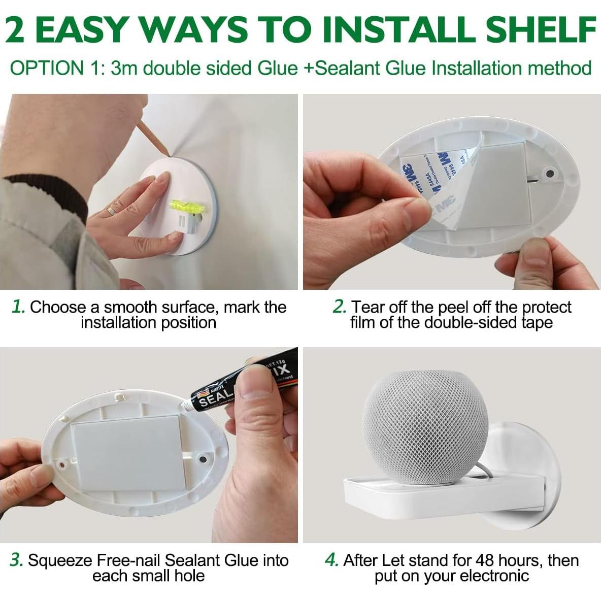 Estante de Pared BELIEFLUO Universal para Electrónicos