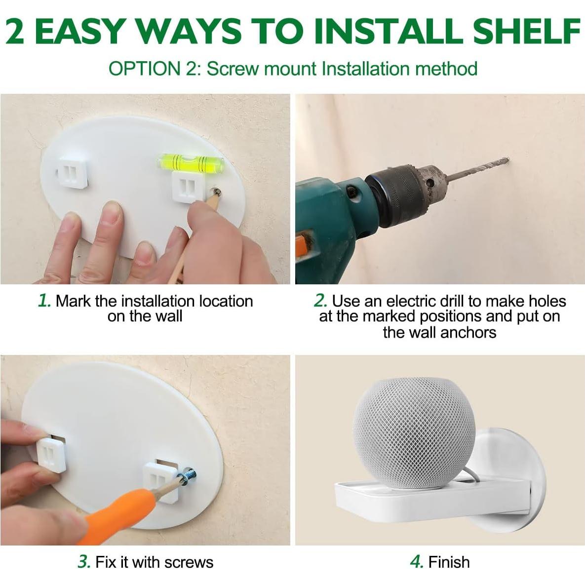 Estante de Pared BELIEFLUO Universal para Electrónicos