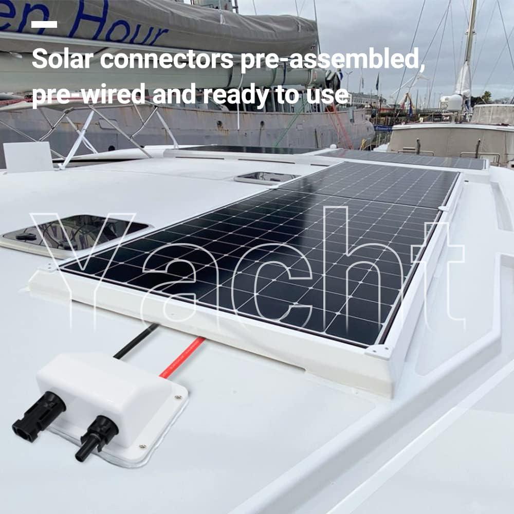 Glandula de Entrada Doble Cable Slocable IP68 con Cable 0.1m 10AWG