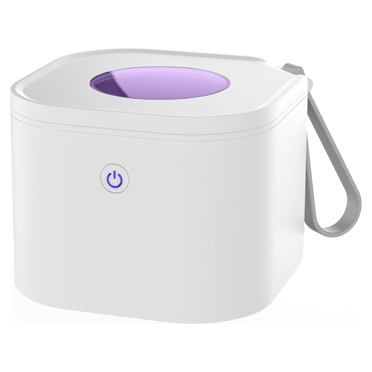 Desinfectador de Chupetes Portátil Zyntieu UV-C Blanco Cuadrado