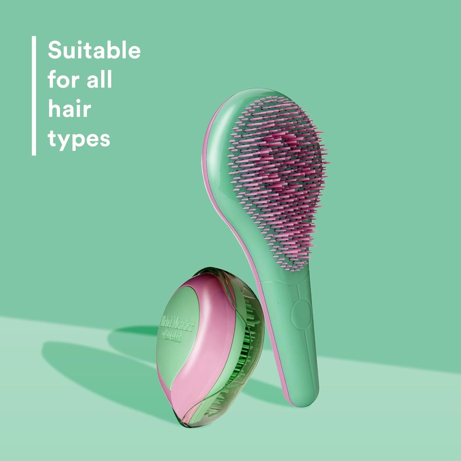 Set de Cepillos Desenredadores Michel Mercier - 2 Piezas, Cabello Regular