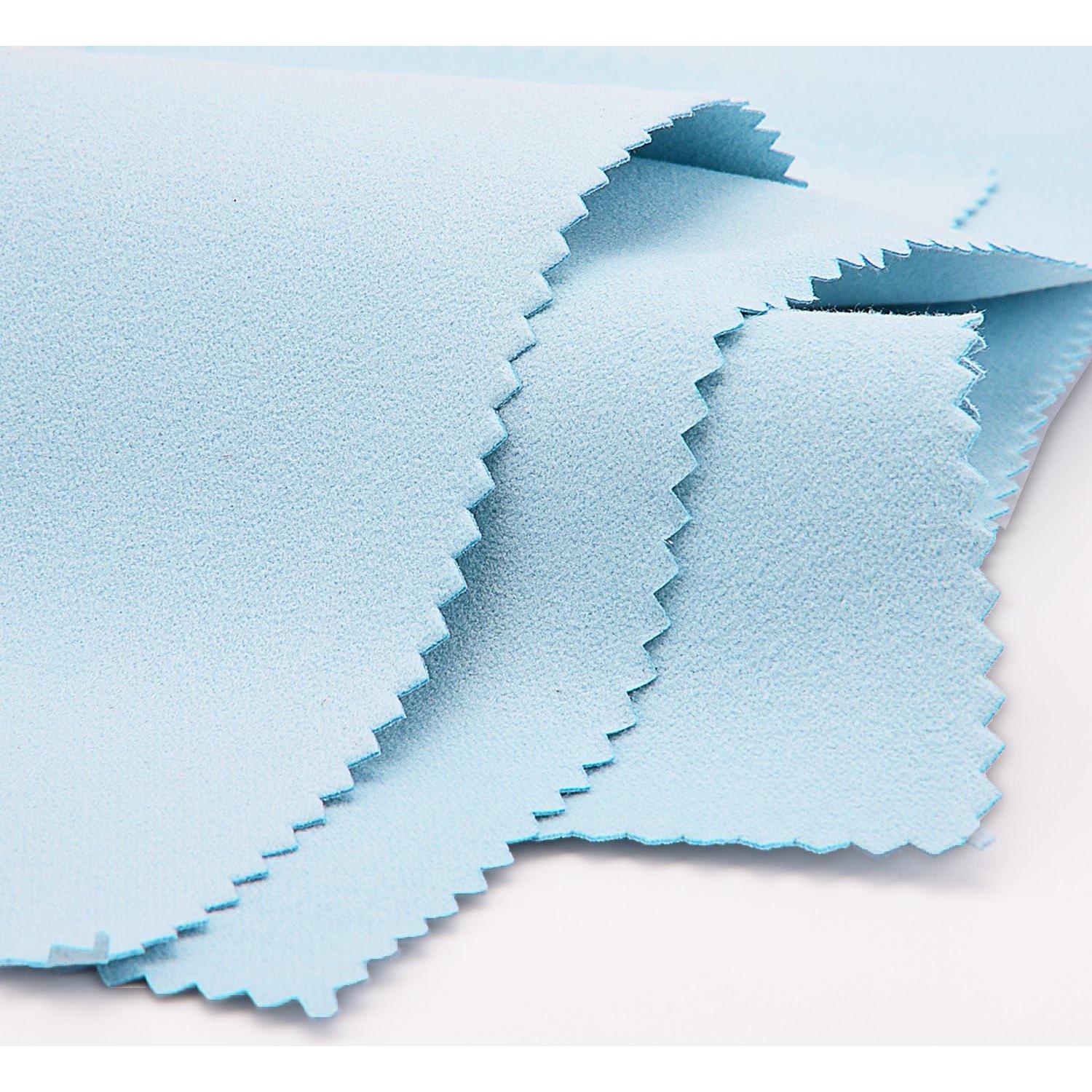 Paños de Limpieza de Joyería Sunmns 10 Piezas 12.5x20 cm