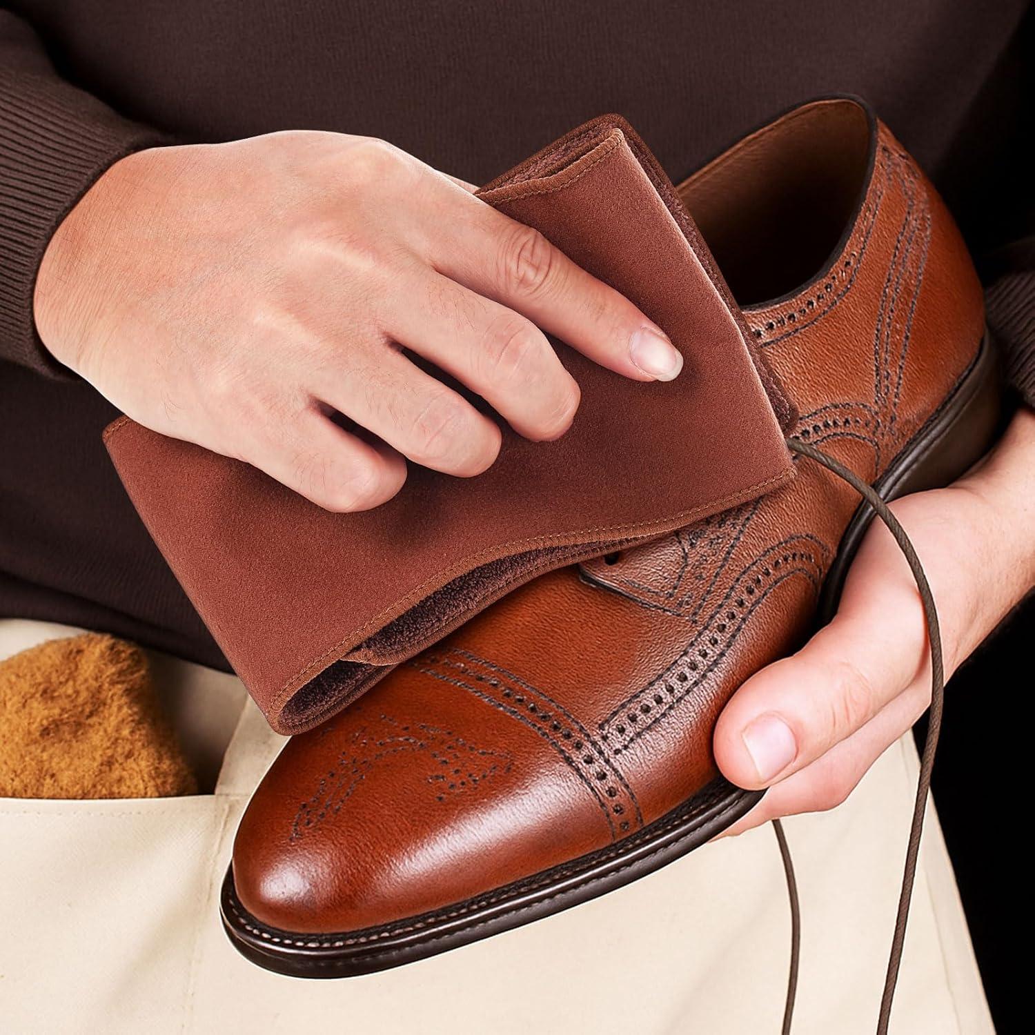 Kit de Paños de Limpieza para Zapatos 10 Piezas Microfibra