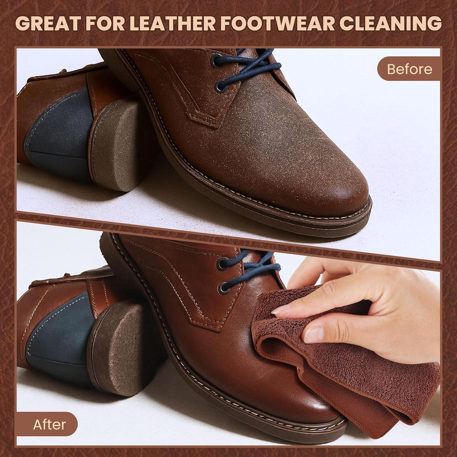 Kit de Paños de Limpieza para Zapatos 10 Piezas Microfibra