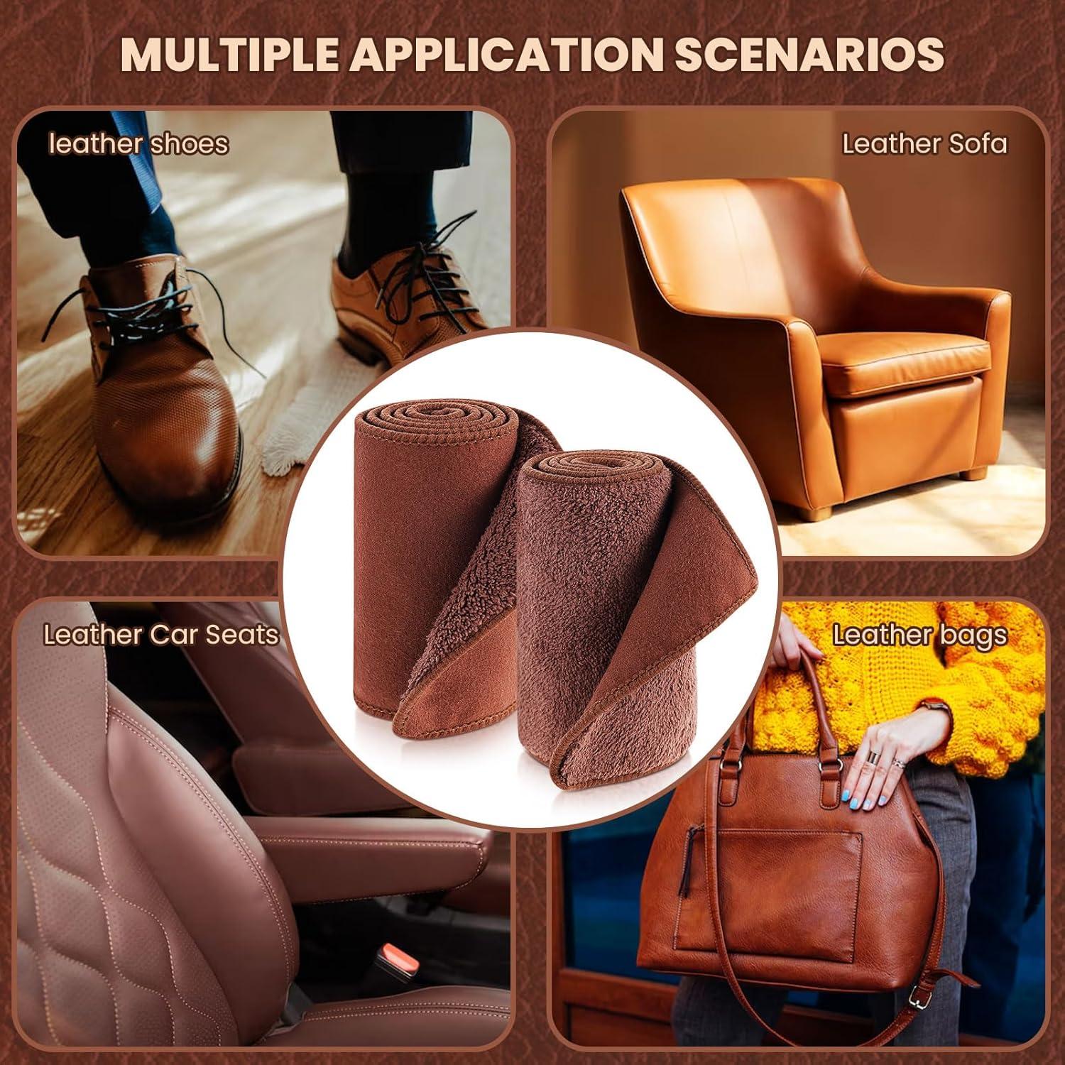 Kit de Paños de Limpieza para Zapatos 10 Piezas Microfibra