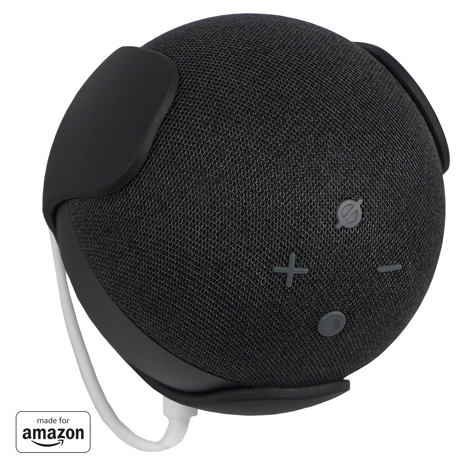 Made For Amazon Wall Mount, Black, for Echo Dot (4th generation)
