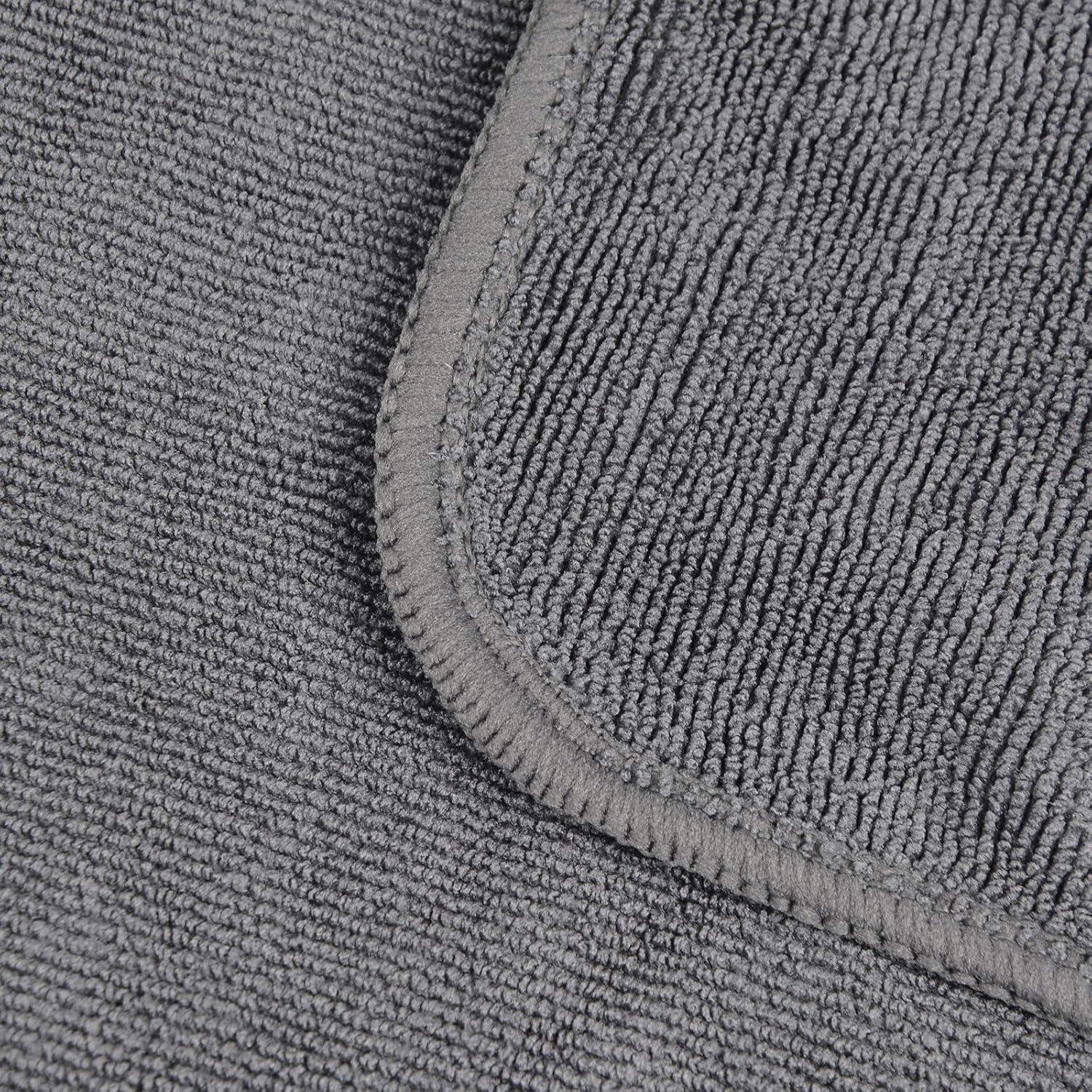 Toallas de Microfibra KinHwa para Gimnasio - Paquete de 3 Gris