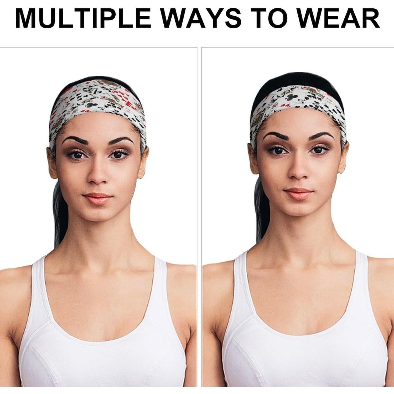 Cinta para la cabeza deportiva PPIKTC unisex absorbente elástico