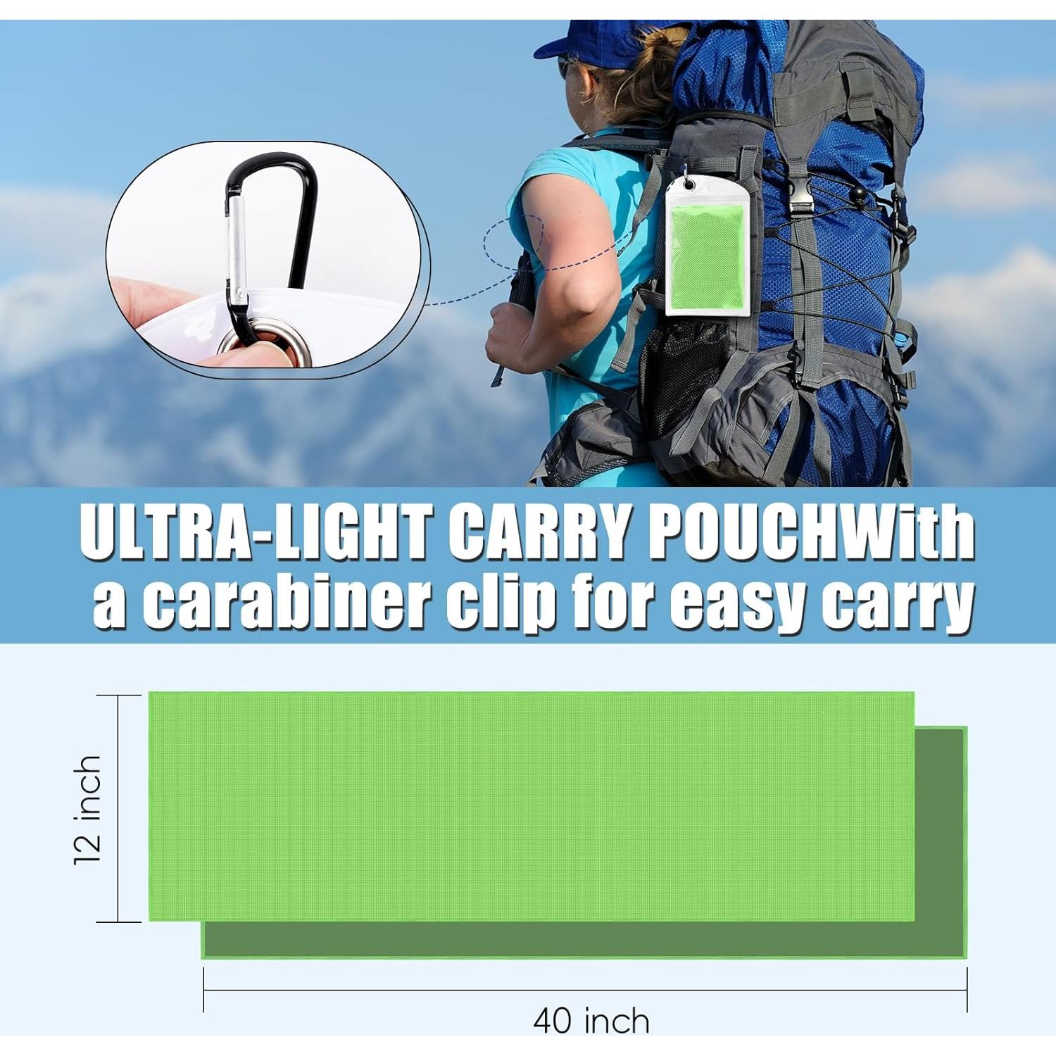 Toalla Enfriadora NOOTPLONG 40x12 cm, Microfibra, UPF 50