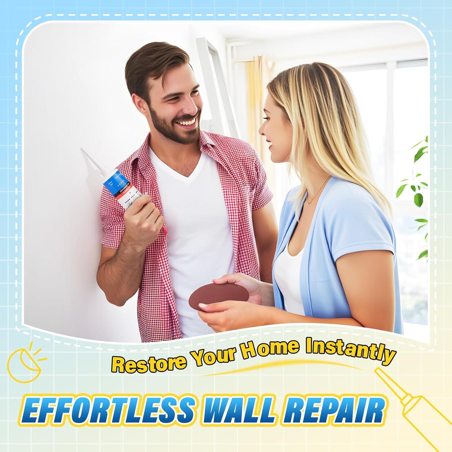 Kit de Reparación de Paneles de Yeso DIYSELF 9 Paquetes 2x100g