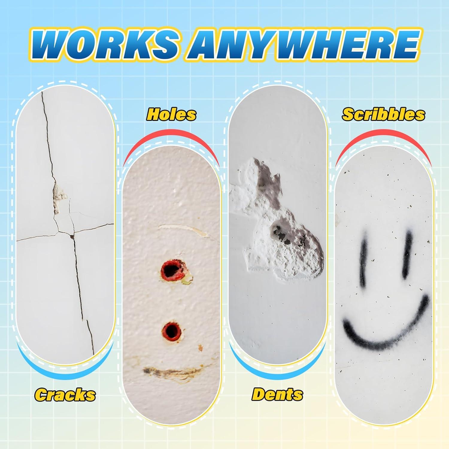 Kit de Reparación de Paneles de Yeso DIYSELF 9 Paquetes 2x100g