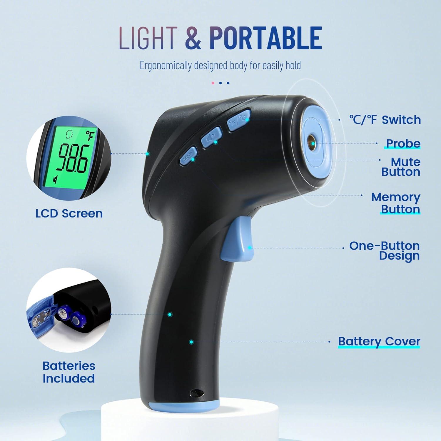 Termómetro Digital Infrarrojo Sin Contacto GoodBaby 35 Memorias