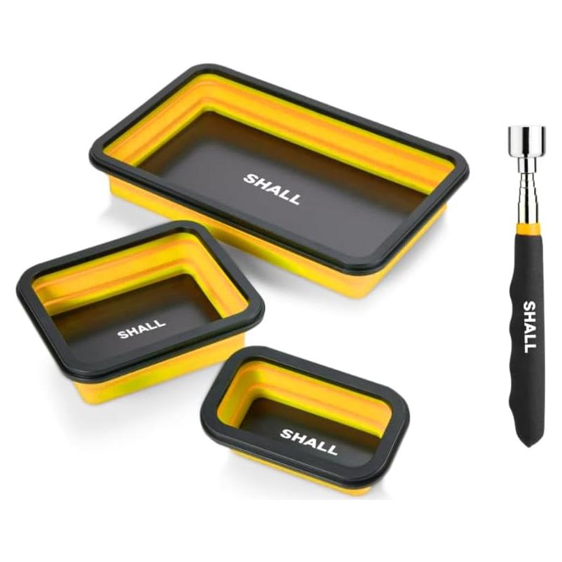 Juego de Bandejas Magnéticas Plegables SHALL 3 Piezas 28x18cm