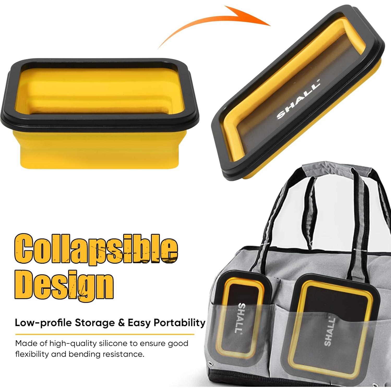 Juego de Bandejas Magnéticas Plegables SHALL 3 Piezas 28x18cm