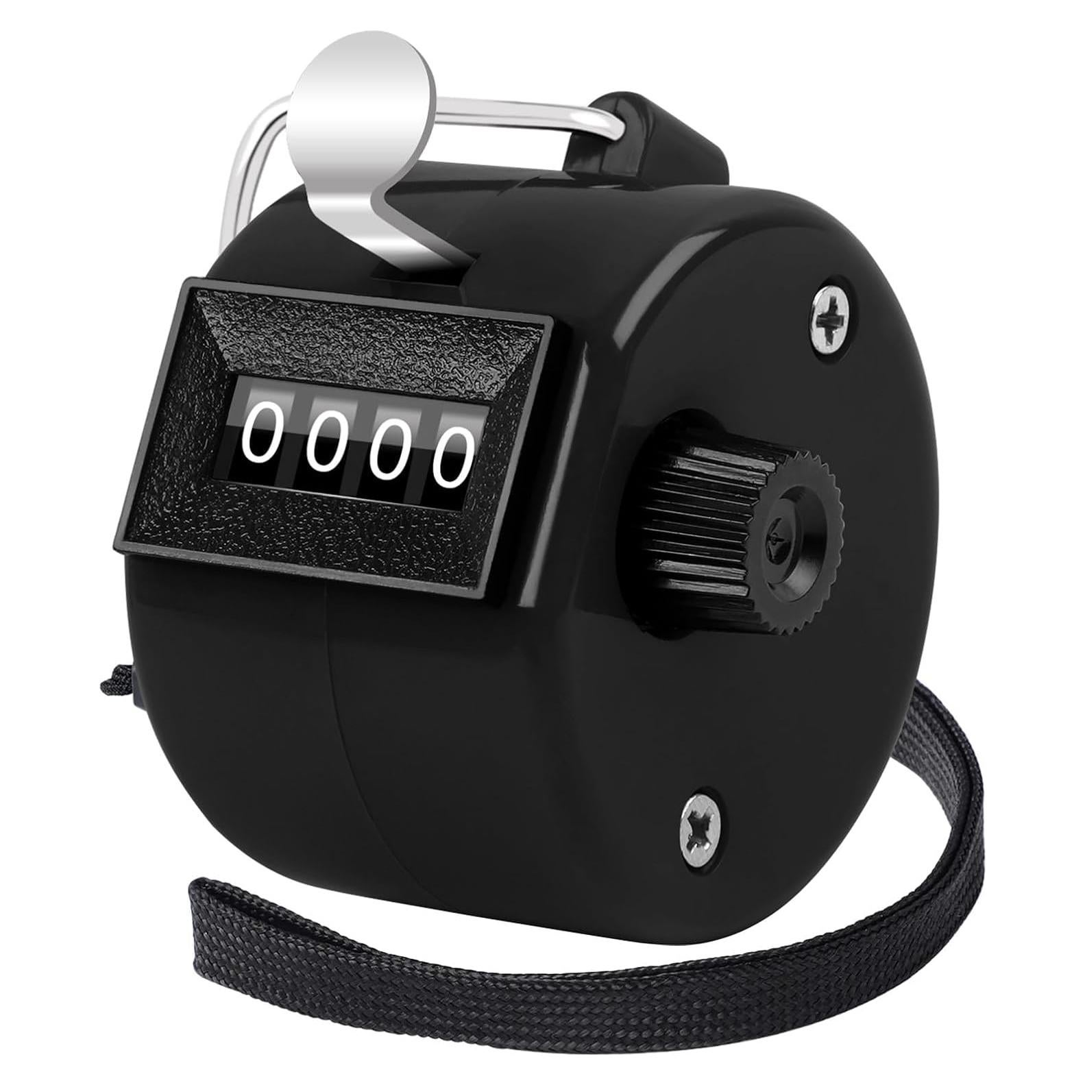 Contador Manual FEBSNOW Clicker 4 Dígitos Negro para Eventos