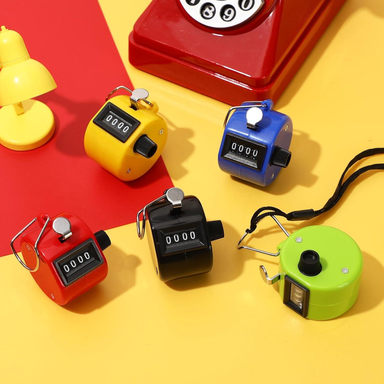 Contador Manual FEBSNOW Clicker 4 Dígitos Negro para Eventos