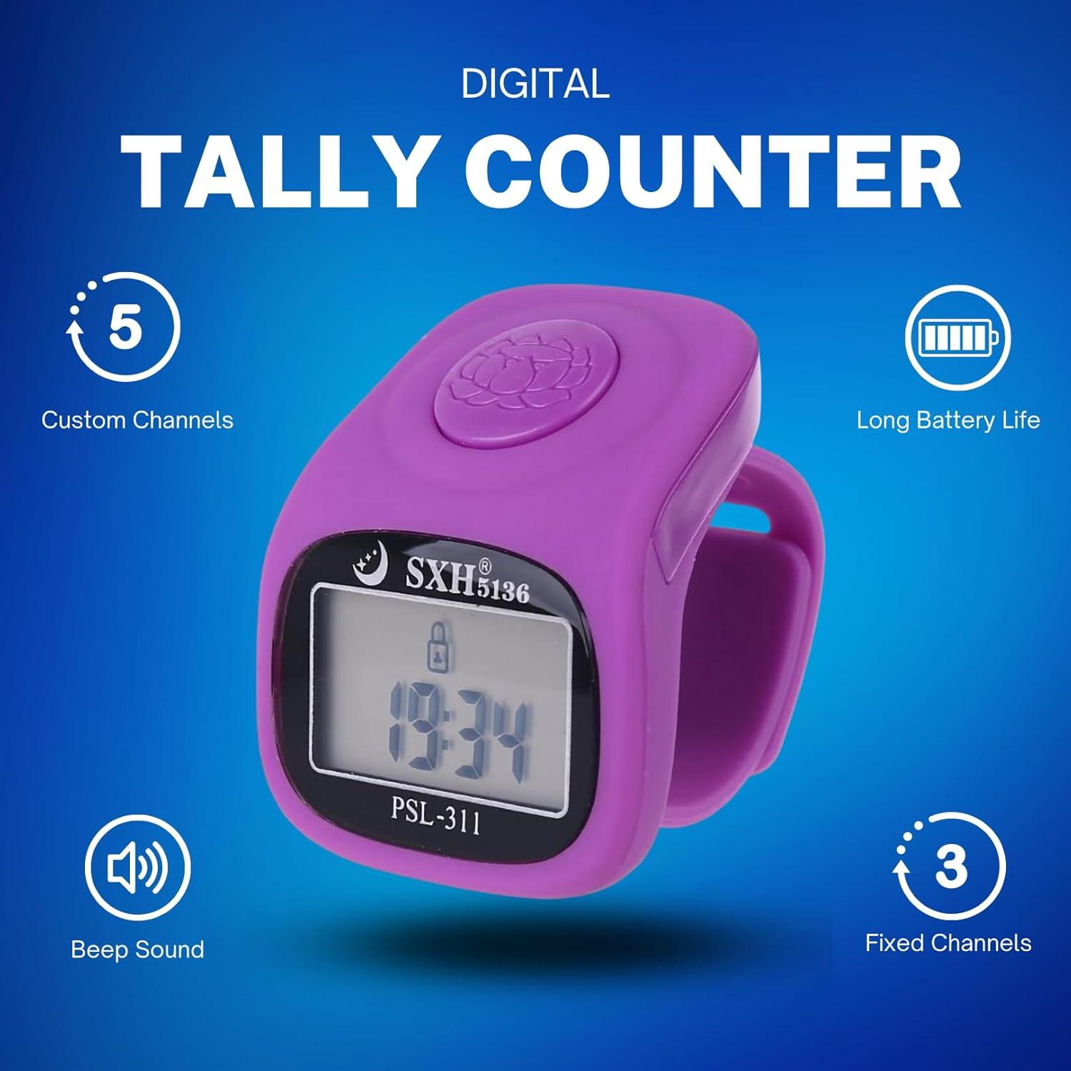 Contador Digital de Dedo PHONEX Multi-Canal con Luz LED