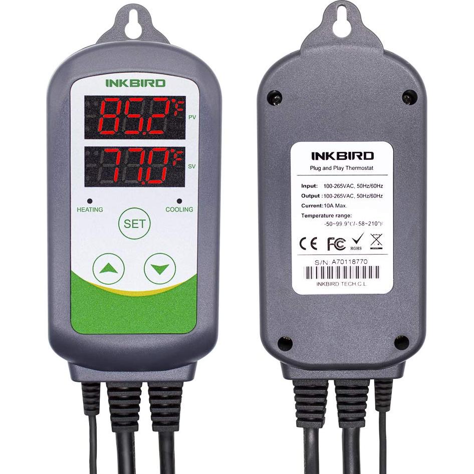 Termostato Digital Inkbird ITC-308 Control de Temperatura 10A