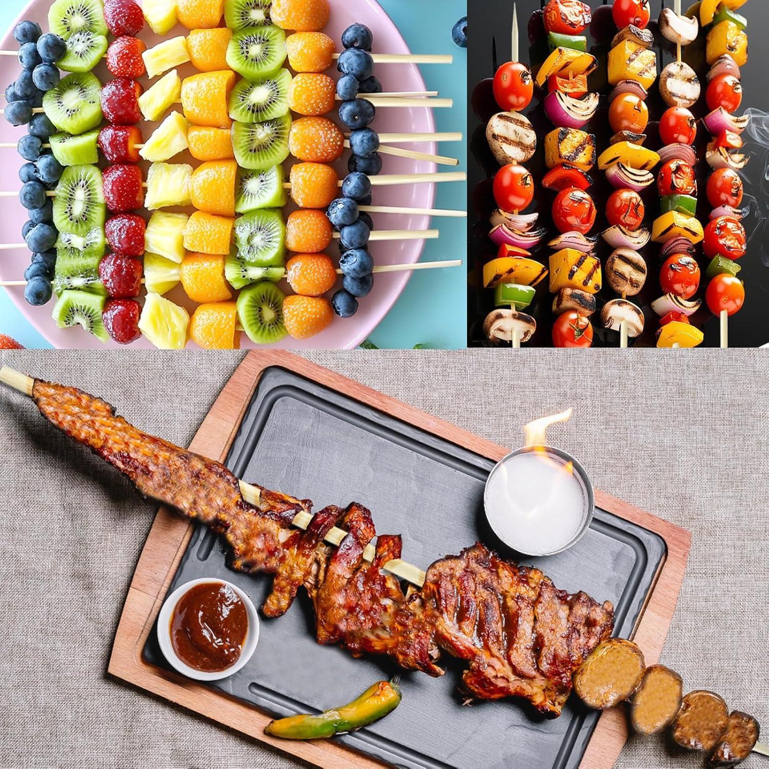 Palitos de S'mores de Bambú CrazyTerra 50 Pcs 44.5 cm