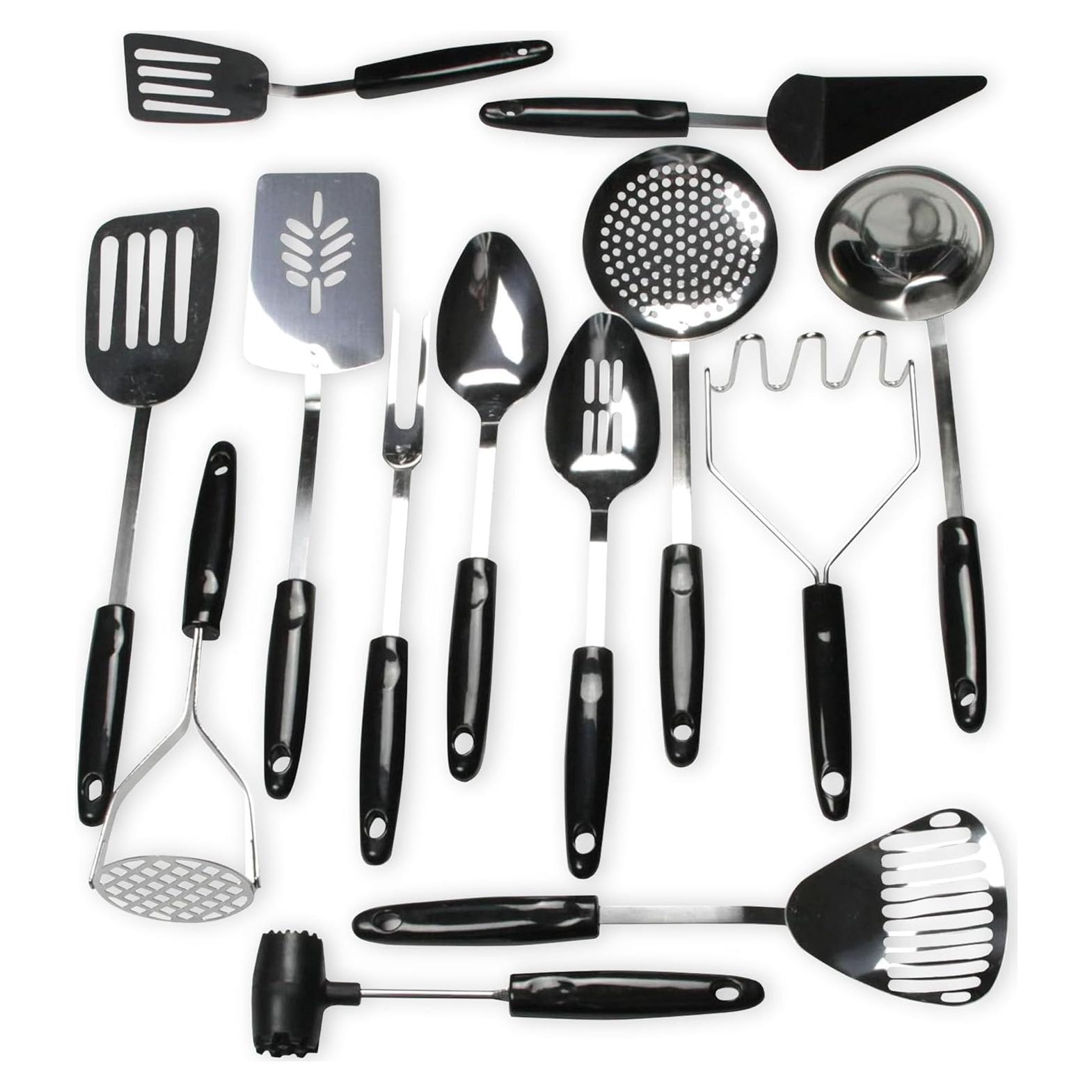 Juego de Utensilios de Cocina 13 Piezas Chef Craft Acero Inoxidable