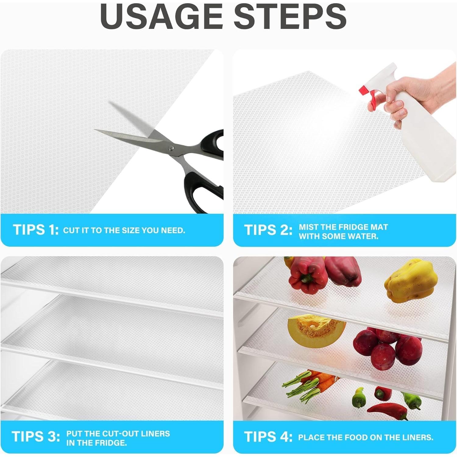 Forros de Refrigerador Login Life 12 Pcs 29x36.8 cm Lavables