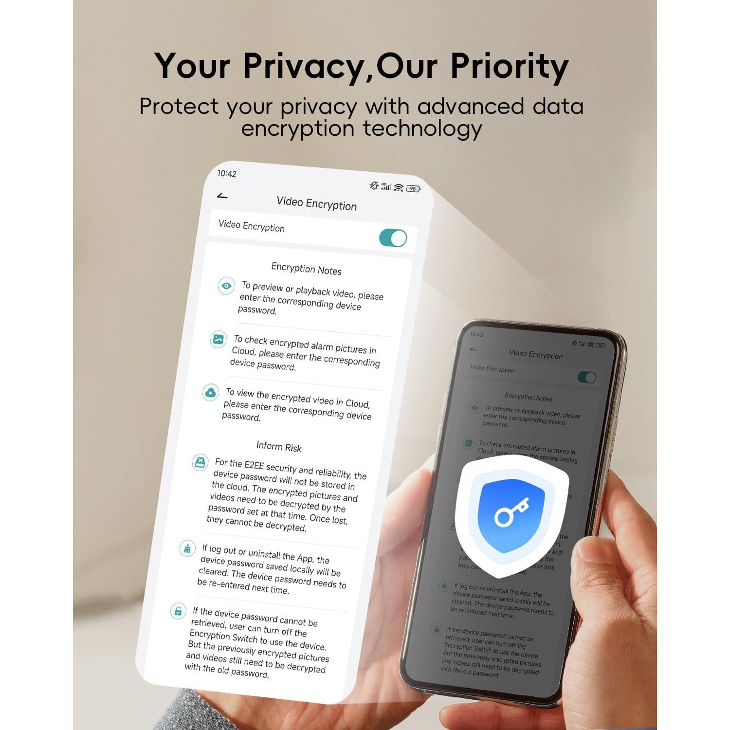 Cámara de Seguridad Inalámbrica ZUMIMALL 2K Exterior IP66