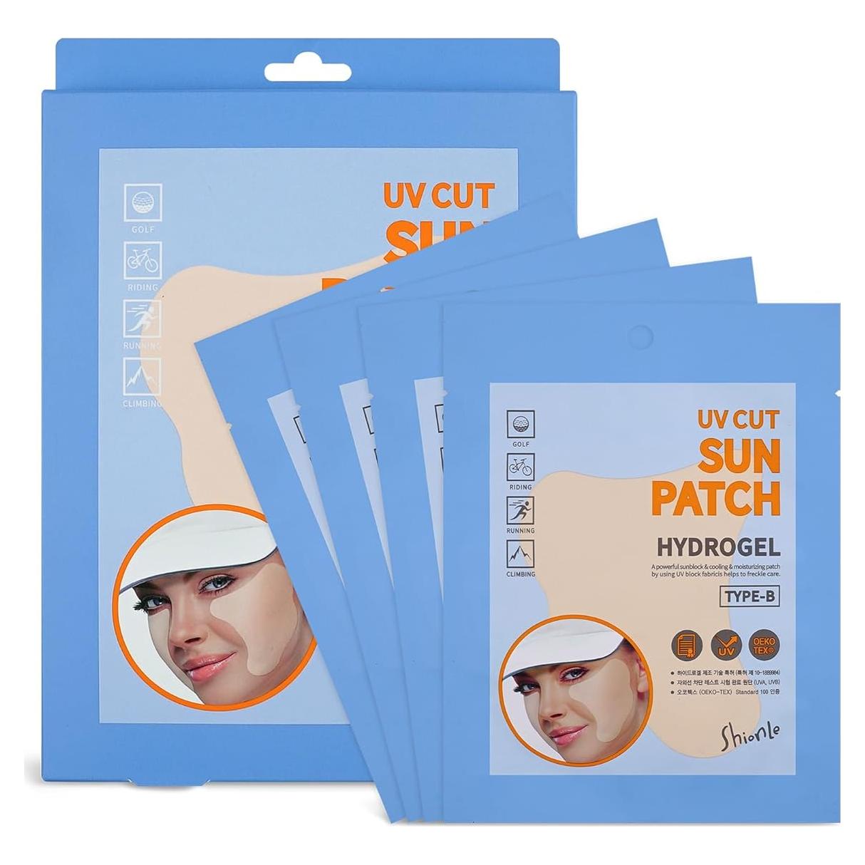 Parche Solar UV Cut SHIONLE Tipo-B 4 Piezas Hidratante