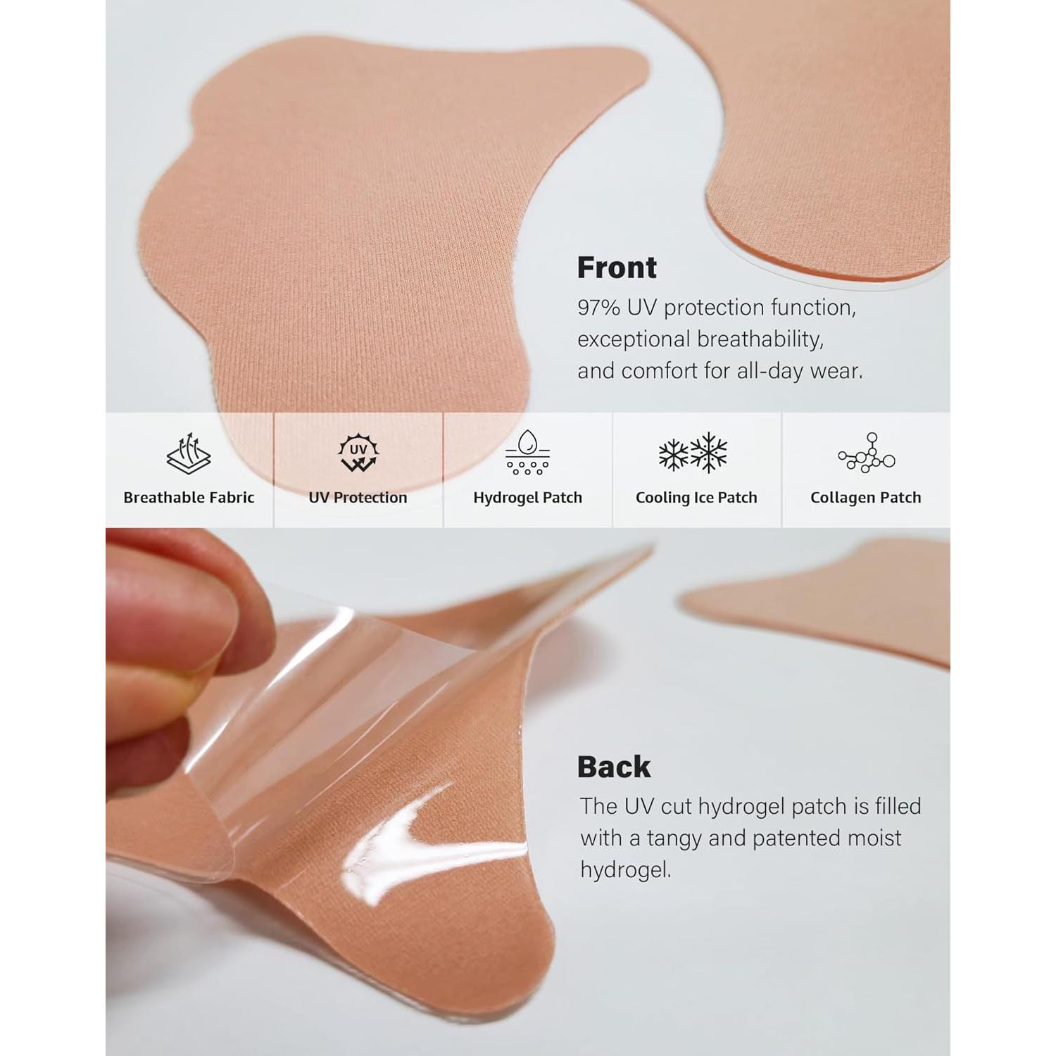 Parche Solar UV Cut SHIONLE Tipo-B 4 Piezas Hidratante