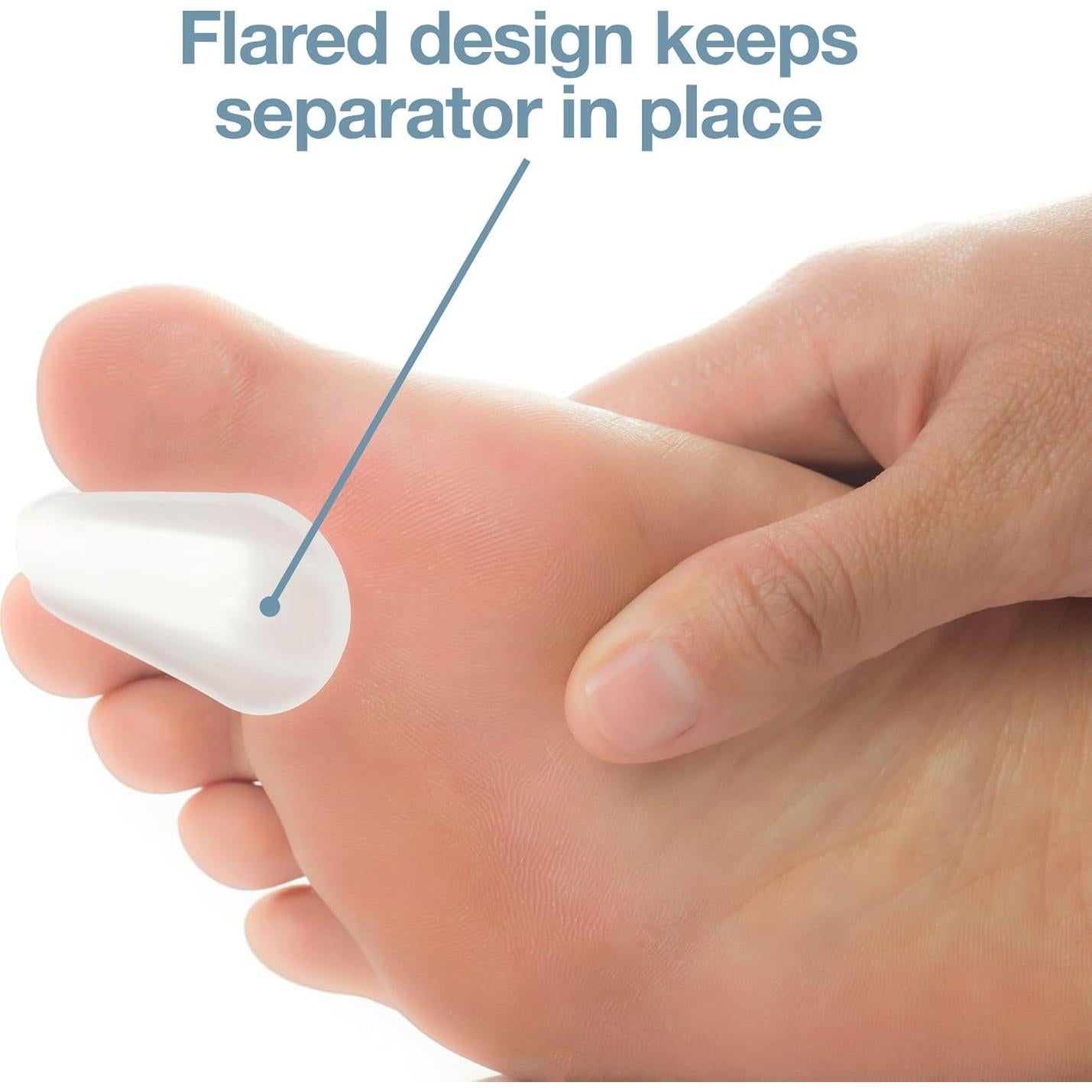 Separadores de Dedos de Gel ZenToes Pequeños - Set de 6