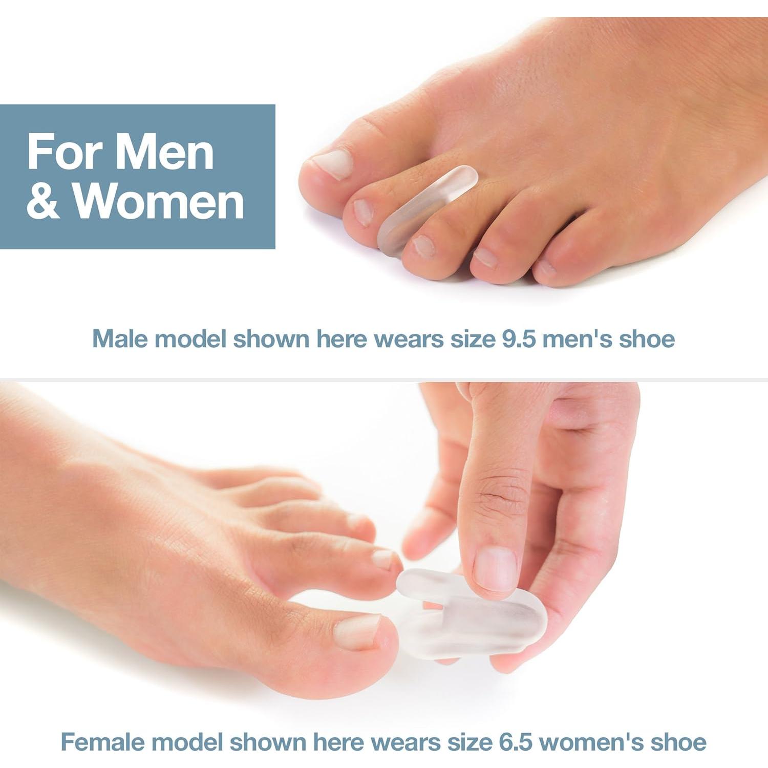 Separadores de Dedos de Gel ZenToes Pequeños - Set de 6