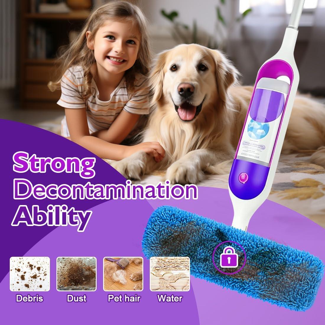 Paquete de 8 Paños de Mopa Reutilizables Unimade Azul 33-38 cm