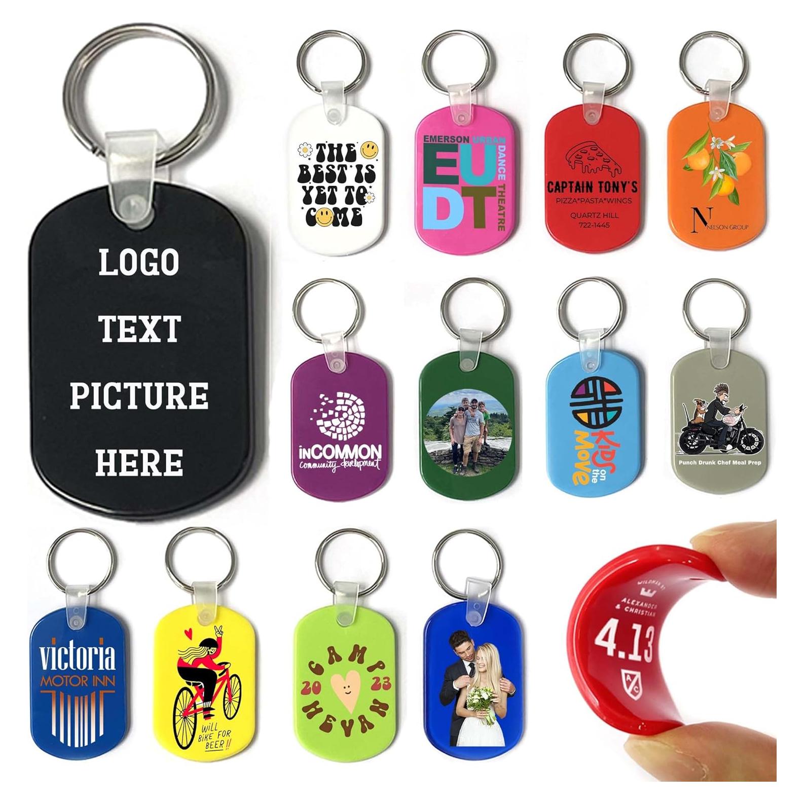 Llave Personalizada de Goma Suave 50 Pcs con Logo