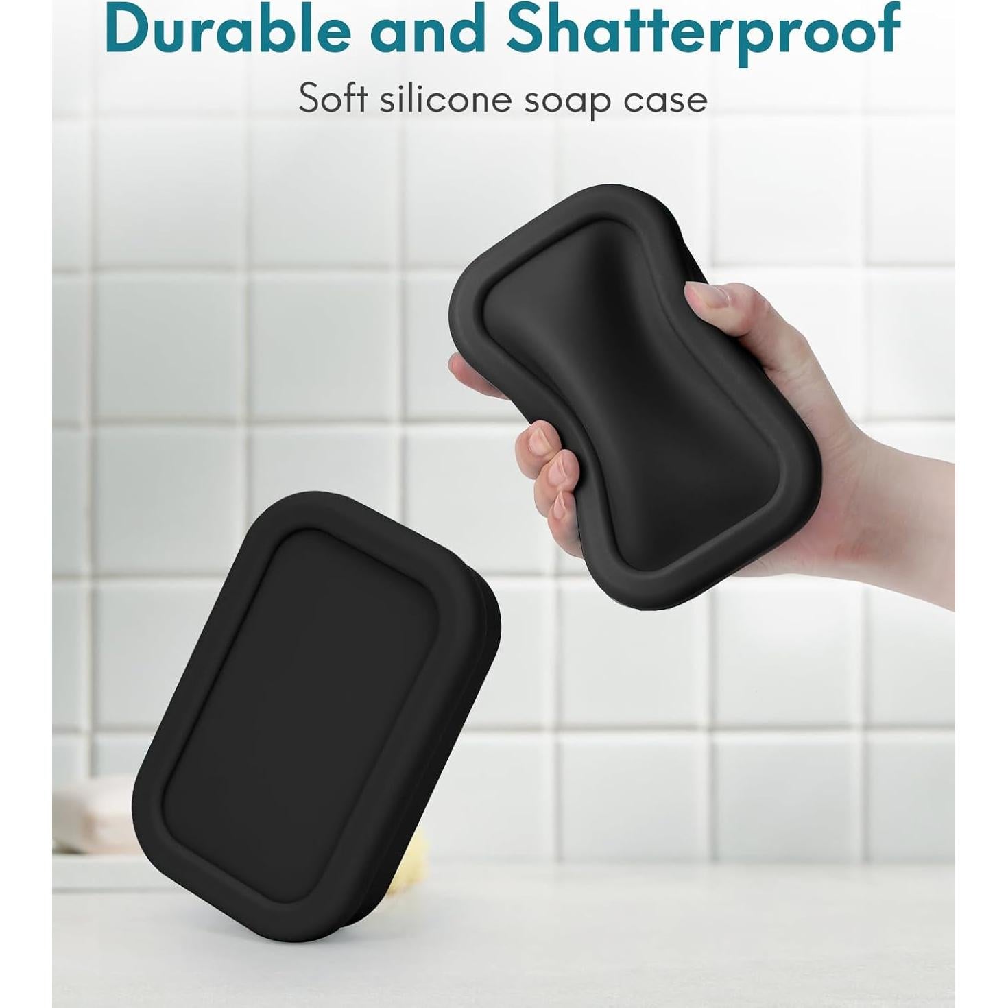 Funda de Jabón de Viaje Quatish Grande a Prueba de Fugas